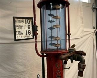 W/ MOWHAWK GASOLINE GLOBE