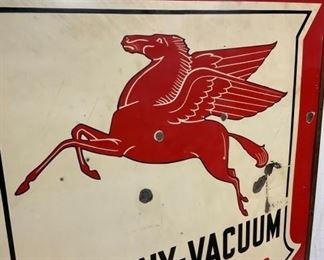 PORC. SOCONY AVIATION SIGN W/ PEGASUS