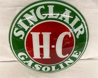 ORIG. 13 1/2IN SINCLAIR HC PUMP LENS