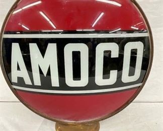 CLOSEUP 16IN AMOCO PUMP GLOBE