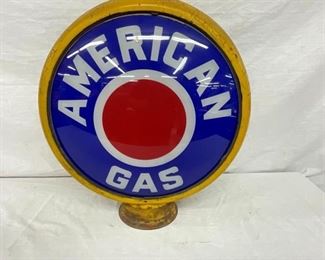 18IN AMERICAN GAS PUMP GLOBE