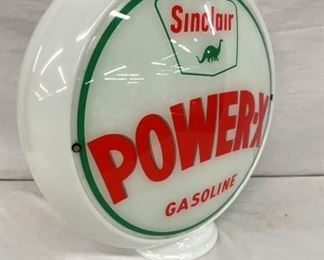 13 1/2 SINCLAIR POWER X PUMP GLOBE
