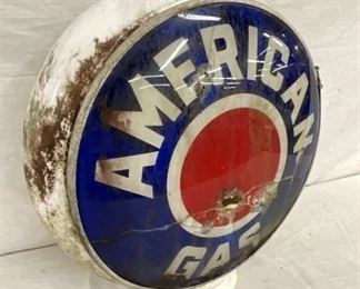 13 1/2 AMERICAN GAS PUMP GLOBE