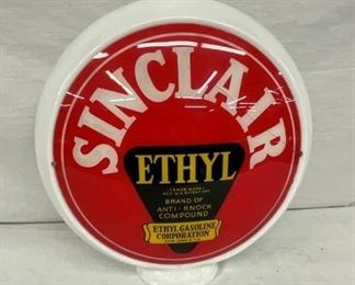 13 1/2 SINCLAIR GAS PUMP GLOBE