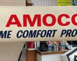 OLD STOCK AMOCO HOME PRODUCTS BANNER