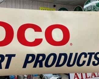OLD STOCK AMOCO DEALER BANNER