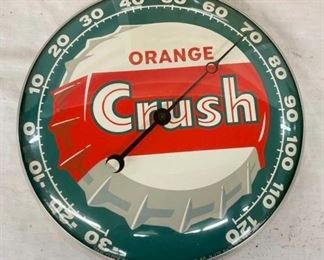 12IN ORANGE CRUSH THERMOMETER