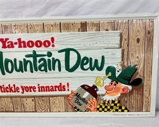 EMBOSSED MT. DEW 35X17