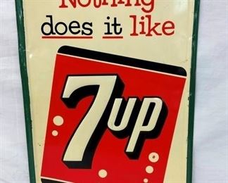 EMB. NOTHING LIKE 7UP SIGN