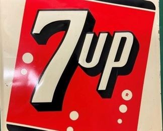 EMB. NOTHING LIKE 7UP SIGN