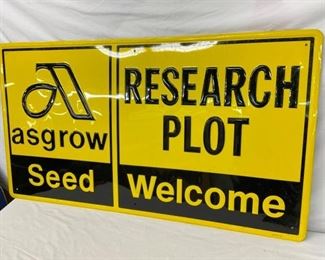 NOS EMB. ASGROW SEED SIGN