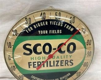 10IN SCO-CO FERTILIZERS THERMOMETER