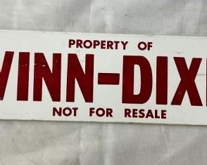 PORC. WINN DIXIE PLATE 12 1/2X2 1/2