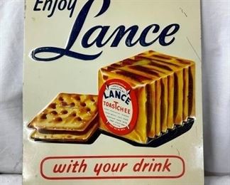 EMB. LANCE RACK SIGN 13 1/2X16