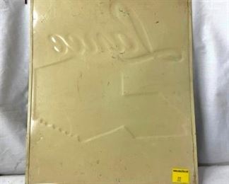 BACKVIEW EMB. LANCE RACK SIGN