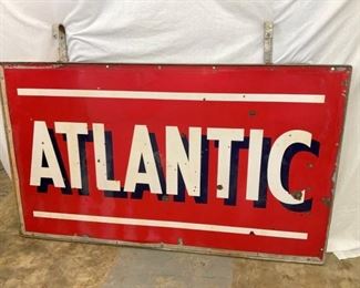 PORC. DS ATLANTIC SIGN W/ FRAME