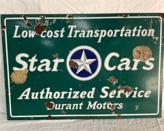 OTHERSIDE PORC. STAR CARS  SIGN 