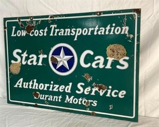 RIGHTSIDE PORC.  STAR CARS SIGN 