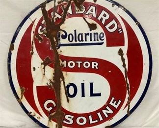 PORC. DS STANDARD POLARINE OIL SIGN 