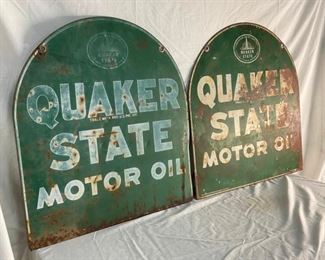 1949 HEAVY METAL SIGNS - MEASURE 26X29 