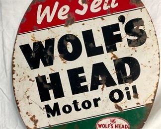 OTHERSIDE WE SELL WOLF'S HEAD MOTOR OIL 