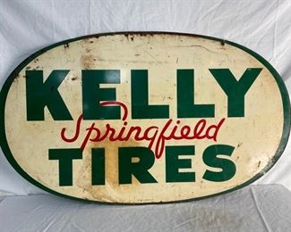DS KELLY SPRINGFIELD TIRES SIGN 