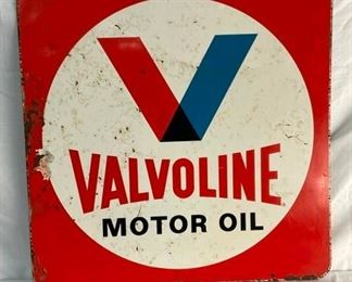 OTHERSIDE 30IN. VALVOLINE SIGN 