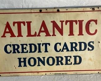 ATLANTIC CREDIT CARDS SIGN