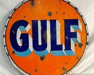 PORC. DS 30IN. GULF SIGN 