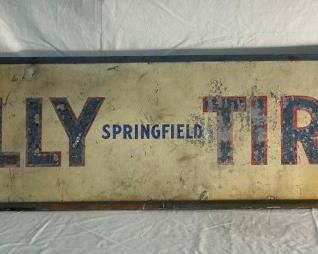 KELLY SPRINGFIELD TIRES FRAMED SIGN 