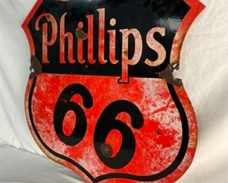 RIGHTSIDE SIDE 2 PHILLIPS 66 SHEILD SIGN 
