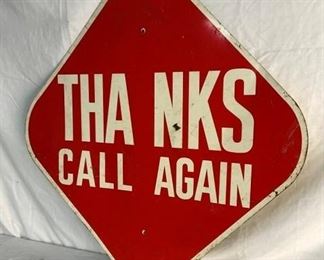 SIDE 2 THANKS CALL AGAIN 