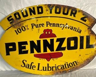 1959 DS PENNZOIL SOUND YOUR Z SIGN 