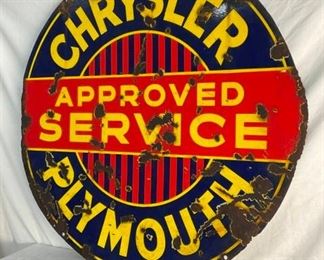  RIGHTSIDE 42IN. CHRYSLER SIGN 