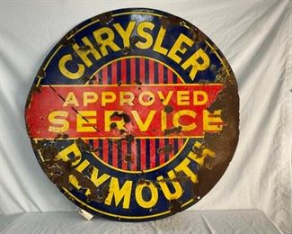 OTHERSIDE 42IN. CHRYSLER PLYMOUTH SIGN 