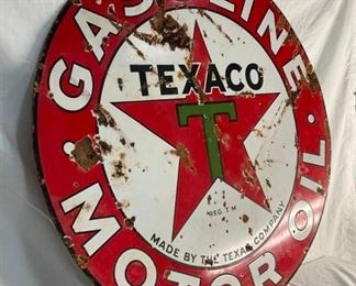 LEFTSIDE SIDE 2 PORC. TEXACO SIGN 