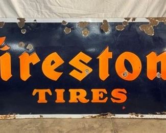 PORC. FIRESTONE TIRES SIGN 