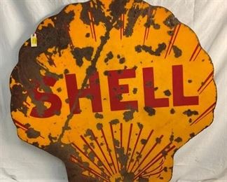 OTHERSIDE 48IN. PORC. SHELL SIGN 