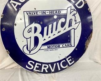 BOTTOM VIEW BUICK SERVICE SIGN 