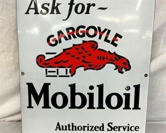 19X24 SSP MOBILOIL SIGN 