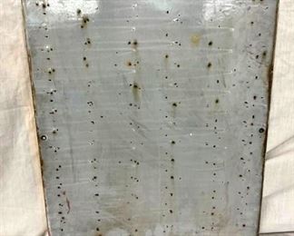 BACKSIDE 19X24 SSP MOBILOIL DEALER SIGN 