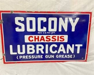 30X18 SSP SOCONY LUBRICANT SIGN 