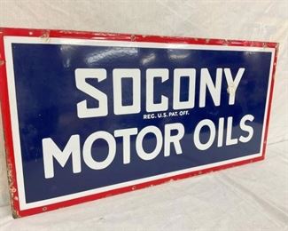 LEFTSIDE PORC. SOCONY MOTOR OILS 