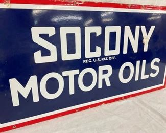 CLOSE UP 36X18 MOTOR OILS SIGN 