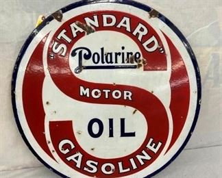 30IN. DSP STANDARD GASOLINE SIGN 