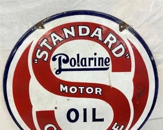 SIDE 2 TOP VIEW STANDARD MOTOR OIL SIGN 
