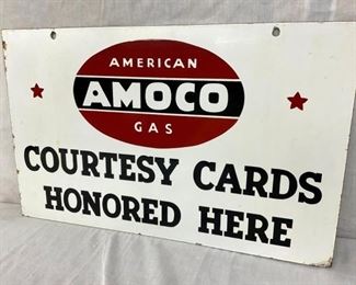 RIGHTSIDE 25X15 DSP AMOCO CARDS SIGN 