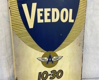 OTHERSIDE VEEDOL CAN FLANGE SIGN 