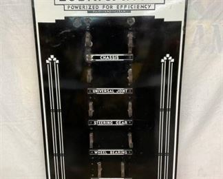 32X60 SSP LINCOLN LUBRICATION DISPLAY 