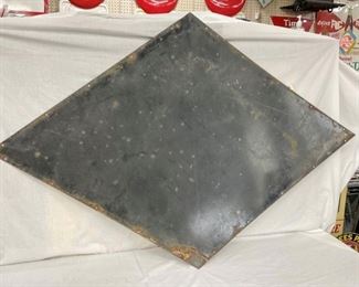 BACKVIEW 47X74 SUNOCO GAS OIL SIGN 